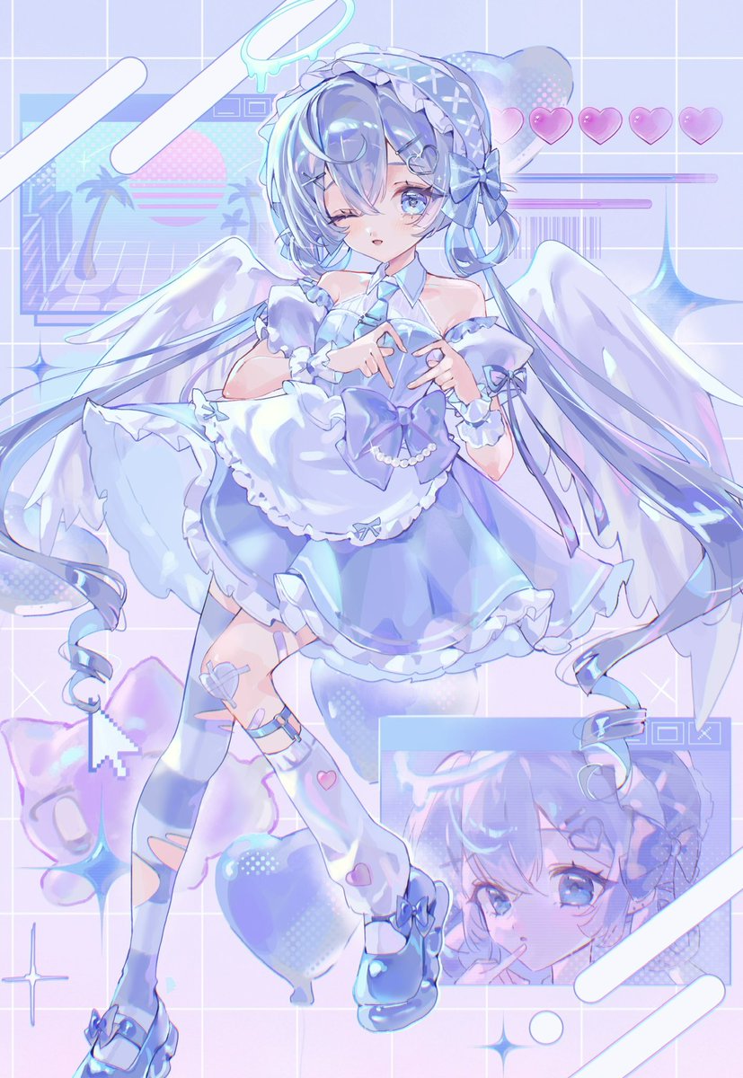 Na70Nui's tweet photo. てんしちゃん再掲👼🩵✨ https://t.co/mDGaVLH4XY