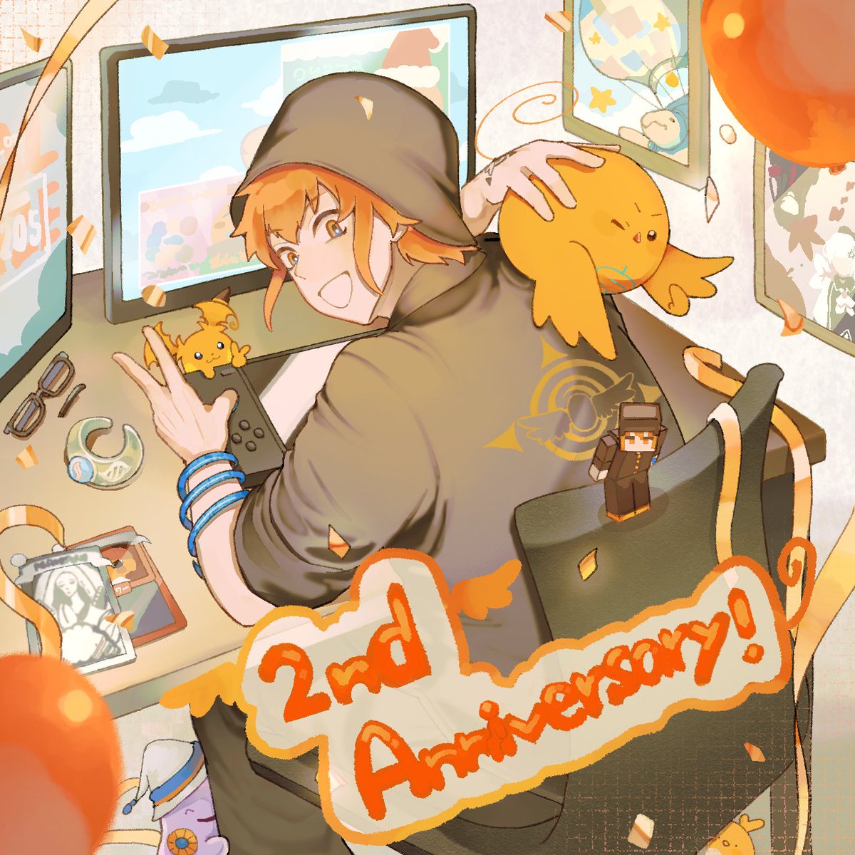 Ho424kkar1's tweet photo. #ちーの絵さんぽ
活動続けてくれてありがとう！！🥚🪽 https://t.co/CnvP2WEb8N