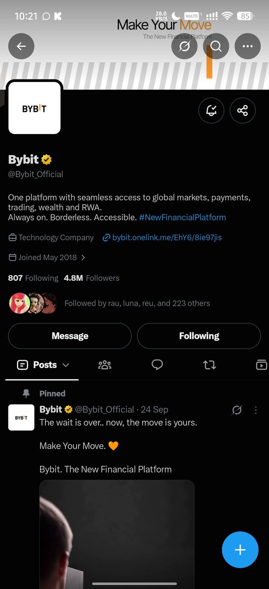 sachurei's tweet photo. @Bybit_Official $SPCX it isss 🙌🏻 Thanks much @Bybit_Official
🧡🖤

#MarketsAlwaysOn https://t.co/6k1eA7KQpY