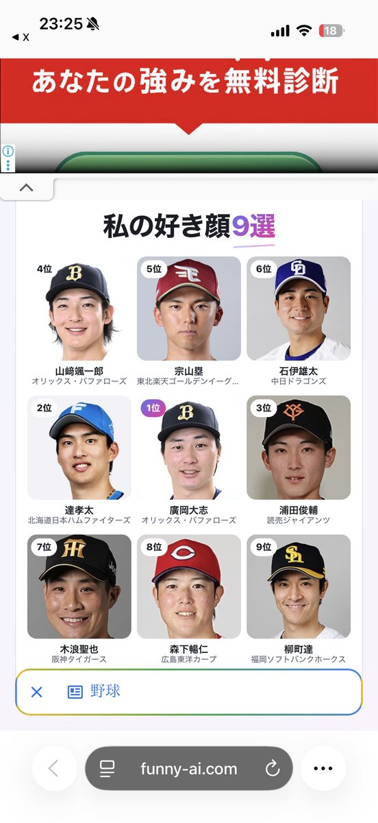 0856Ka's tweet photo. いしかわさんとかガチで顔が好きな選手が選択肢にいなかった😡 https://t.co/6sveCZTU8x