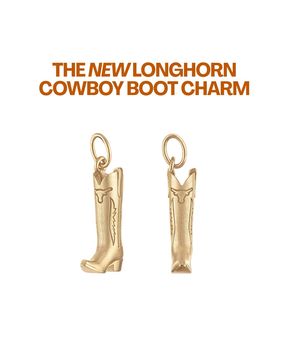 TexasExes's tweet photo. HORNS UP! 🤘

We’re celebrating gameday season with a little something special. Enter to WIN Kyle Cavan Jewelry's NEW Longhorn Cowboy Boot Necklace and Burnt Orange Cord, made for showing off your Texas pride.

HEAD TO OUR INSTAGRAM TO ENTER: https://t.co/efPeB1imOd https://t.co/P5wgfhp2JZ
