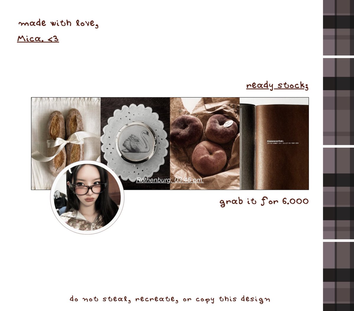 seraphicque's tweet photo. [ ☕️ ] all interactions are appreciated . . . 

stepping out of your timeline, minju illit and 
ryul lngshot ready to be taken home. ♡ 
i have 6 layout ready stock, with 2 header
(s) non-text and with text &amp;&amp; two ava(s).
send me a  DM or telegram, lovers. 🐈‍⬛

t. #bealanja https://t.co/d0Fiqz8K5g