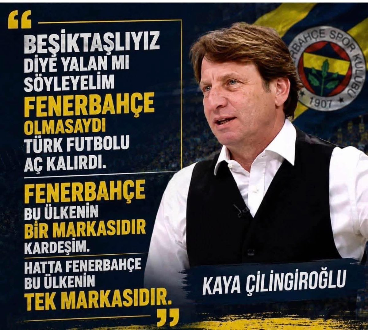 ErguenOeztuerk's tweet photo. 💥Fenerbahçe bu Ülkenin en büyük markası🟡🔵!!!nokta https://t.co/LZIzYzws0l