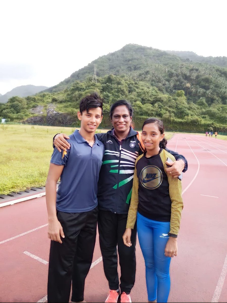 PTUshaOfficial's tweet photo. Proud aunt today! ❤️

My sister’s son, Anugrah, and daughter, Samredha, have made us proud by winning gold at the Kerala U20 &amp; U23 State Meet — Anugrah in the 100m and 200m, and Samredha in the 400m hurdles.
(1/2) https://t.co/ly7DqZMAvF