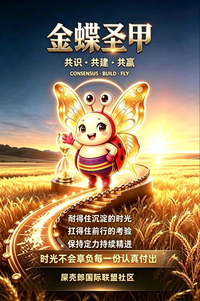 szattoz's tweet photo. 金蝶圣甲｜实干地推，持续建设！

🦋 蝴蝶官方，社区建设基金已就位，明牌支持
🔥 买卖3%：持币≥2万，持续分红母币【屎壳郎】
🔥 总量10亿 → 已销毁8亿 → 仅剩2亿，持续通缩中
不玩虚的，只做共识，真正共建者，都在这里。
实干地推，持续建设！
金蝶圣甲，阳生必胜！

0x4f0c550bfe484f957d5c7dd26f9a630a92a17777