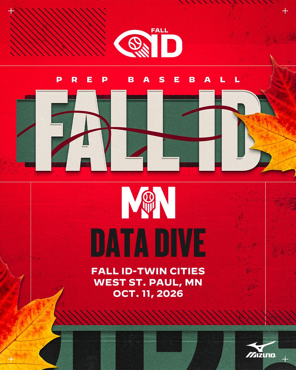 PrepBaseballMN's tweet photo. 𝗙𝗔𝗟𝗟 𝗜𝗗-𝗧𝗪𝗜𝗡 𝗖𝗜𝗧𝗜𝗘𝗦: Data Dive 🍂 

The leaders from Sunday's event in West St. Paul are now live on our website.

Check them out 👀👇 

📊» https://t.co/wpYD48WNhV https://t.co/RJSDOBOYrx