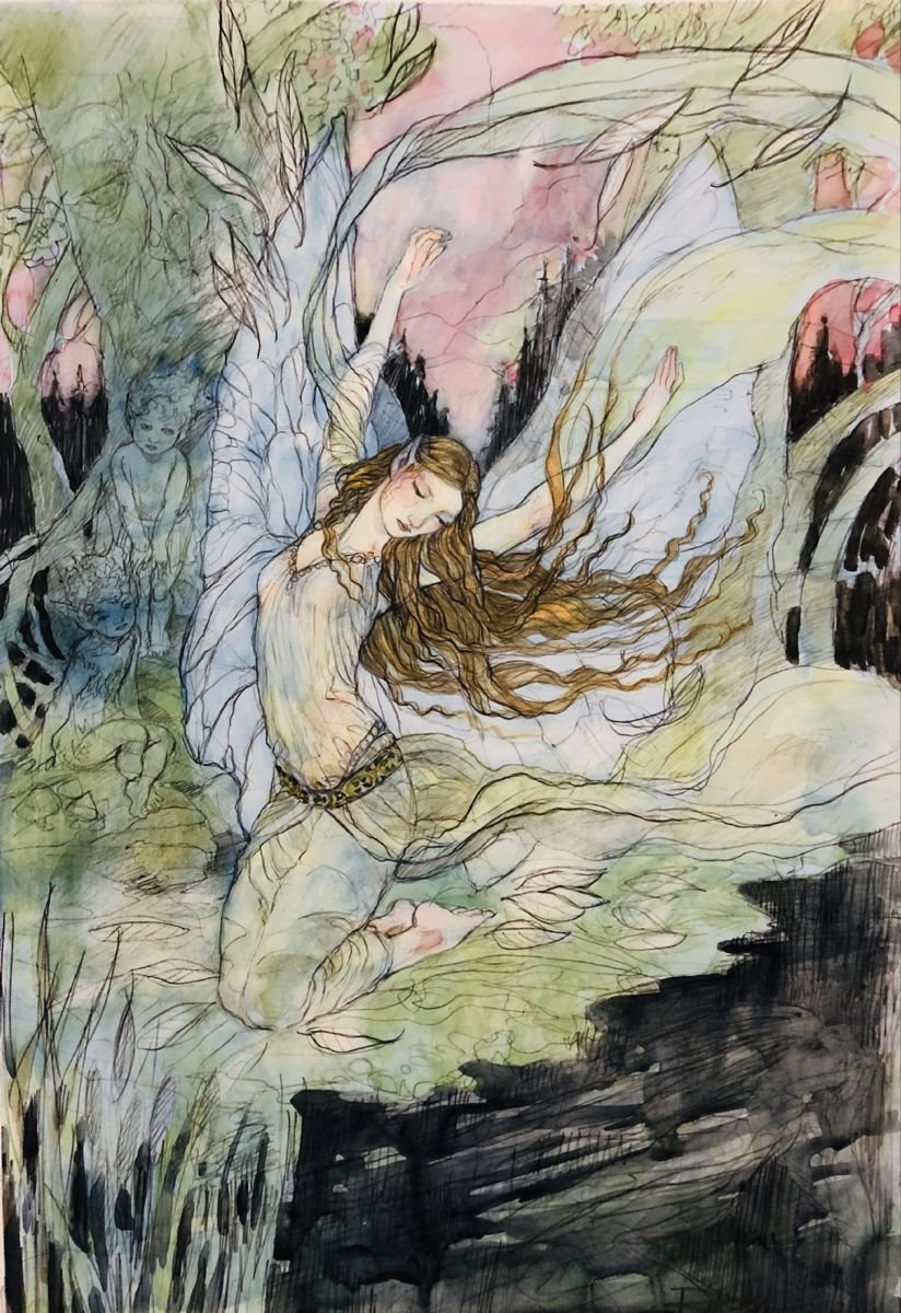 ArtorOtherThing's tweet photo. «Under the Sea» by Rebecca Guay https://t.co/TqzMpK9xwK
