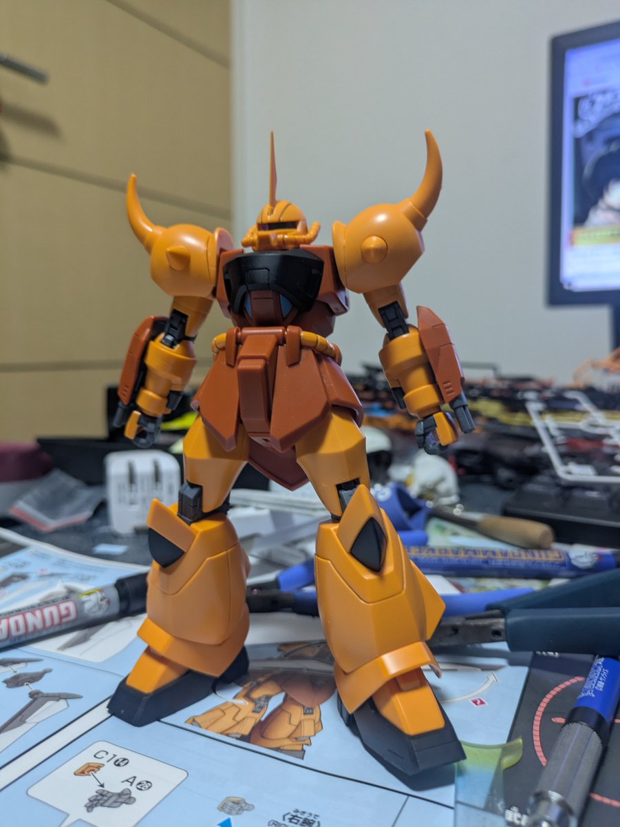 ken_jiro_ff14's tweet photo. ハイネグフめっちゃいいやん。
令和のSEEDキットはどれも最高すぎる。

積みプラ解消してかないとだから、あしたはもう次の機体開封しよう。 https://t.co/hR5fwk6gjy