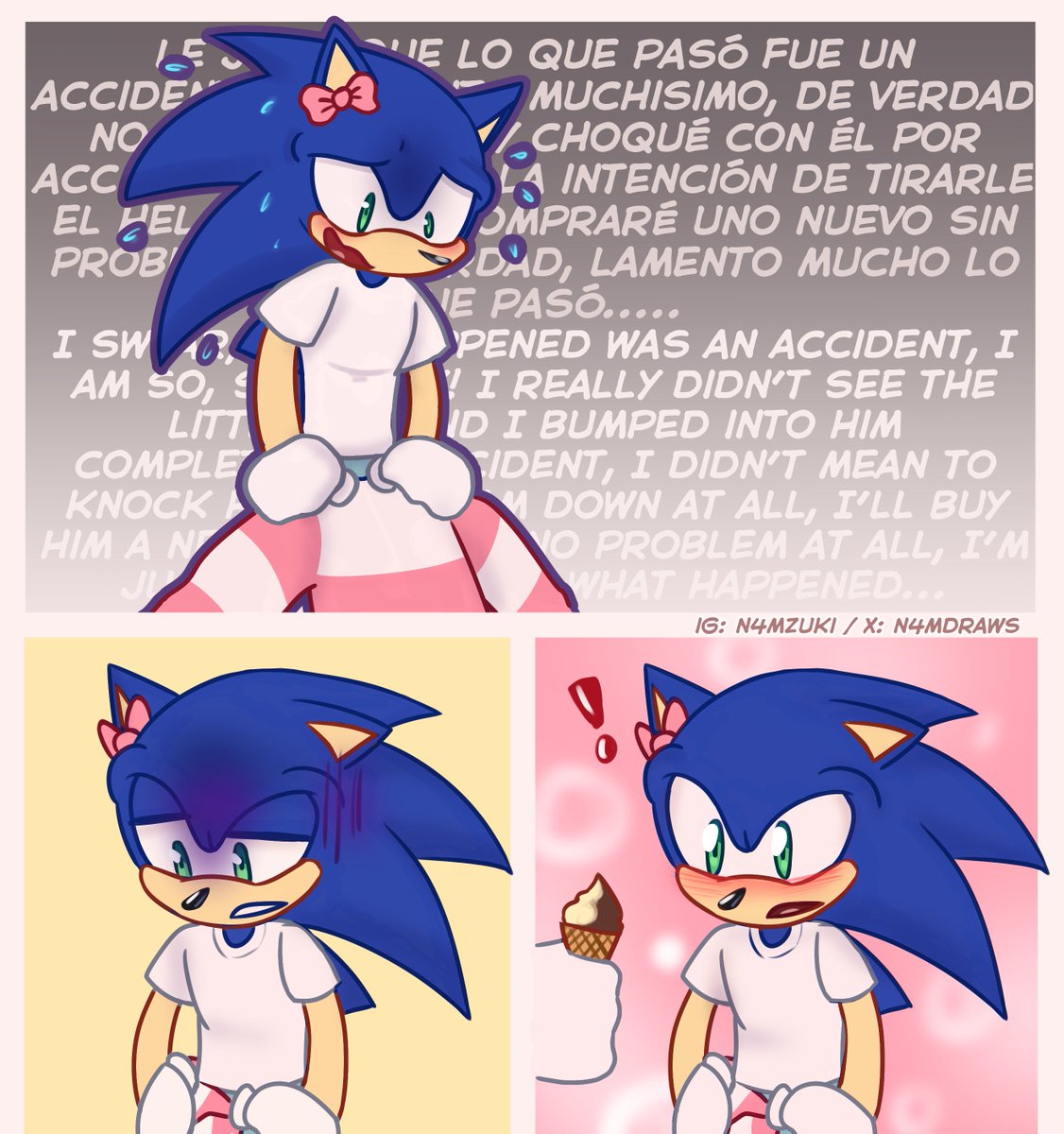 n4mdraws's tweet photo. #SugarCoffeeAU 🍰☕ Parte 9
Breve pero para demostrar que sigo con vida <3

#sonadow https://t.co/ZWhw7oUsxq