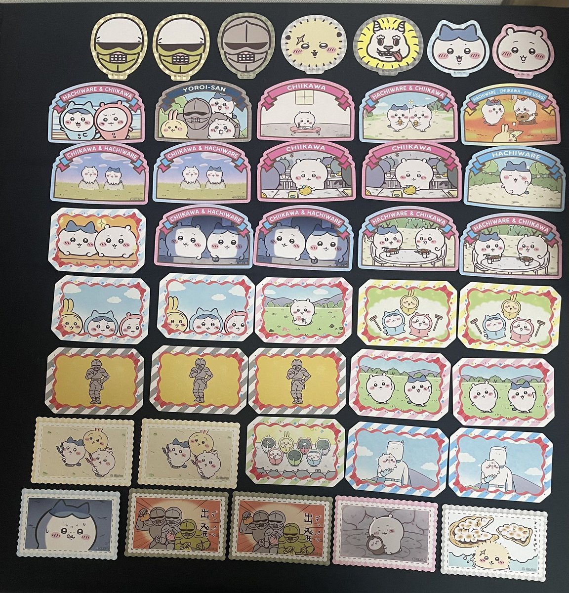 megusuba4649's tweet photo. （交換）ちいかわ　特典ステッカー　ダイカットステッカー　キャラカットステッカー　クリアカード

譲）写真1〜5
※取引垢が最新に乗らない為こちらで募集中（取引垢提示可能）
※内容によって複数提供可能
※まとめての取引優先

求）うさぎ単体（同異種） https://t.co/RLJaGgHUXi