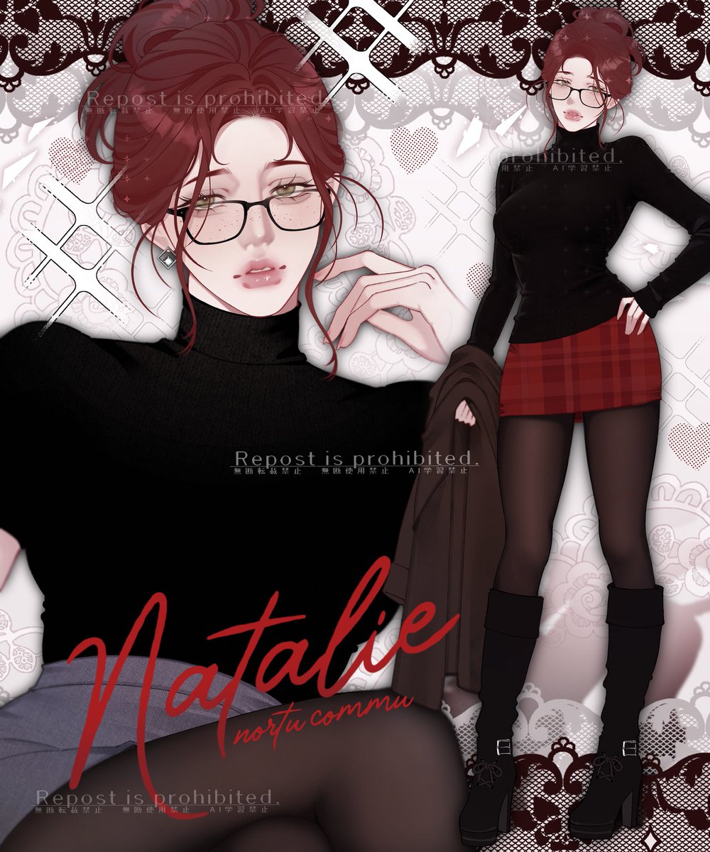 ay_kanu's tweet photo. Natalie ❤️🍒 #oc https://t.co/vlq1GWafGJ