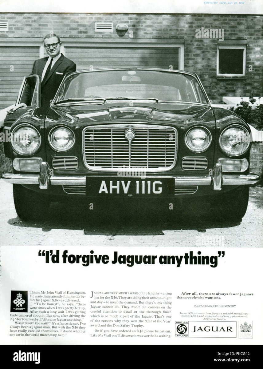 LandladyWoo's tweet photo. @hantsarchitect @AutoPap You're right - pricing them too cheap was their biggest failing. 
So cheap they couldn't keep up with XJ demand at launch. 
If they'd priced it right they might have had money for new product and (as Ford were dismayed to find) to modernise the factory. https://t.co/pOTG6axfFr