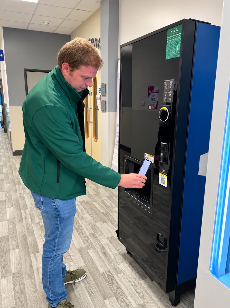 RefreshmentSys's tweet photo. What if your vending machine could reward customers too? 

We have been out at one of our customer sites promoting the RSL Monyx loyalty card and helping staff see what else their vending setup can do.

Customers can download the Monyx app, scan the QR code on the machine and start collecting rewards with each eligible purchase.

At this site, that means buy 9 hot drinks and get the 10th free.

It is a simple way to reward regular customers, encourage repeat purchases and make the vending experience that little bit better.

We were also on hand to help users get set up and show them how the scheme works.

Interested in adding loyalty to your vending offer? Get in touch with RSL.

@Nayax @Michelle Jordan 

#Vending #CustomerLoyalty #Monyx #CashlessPayments #WorkplaceRefreshments #RSL