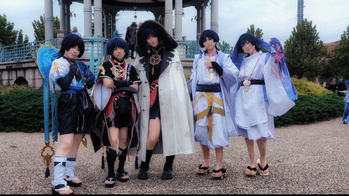 Ochello_cos's tweet photo. 放浪者の過去から現在まで大集合！？
#アコスタ鶴舞 https://t.co/682DmtZDZb