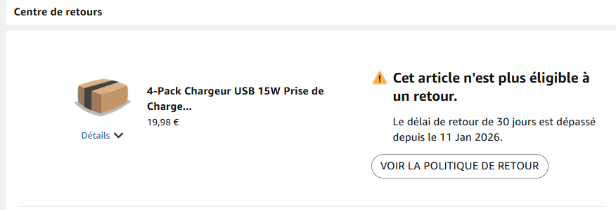 yrf2012's tweet photo. @AmazonHelp @AmazonFrance @dgccrf Amazon est très contradictoire quand il s'agit de notre sécurité ! https://t.co/lnuEDW12YY