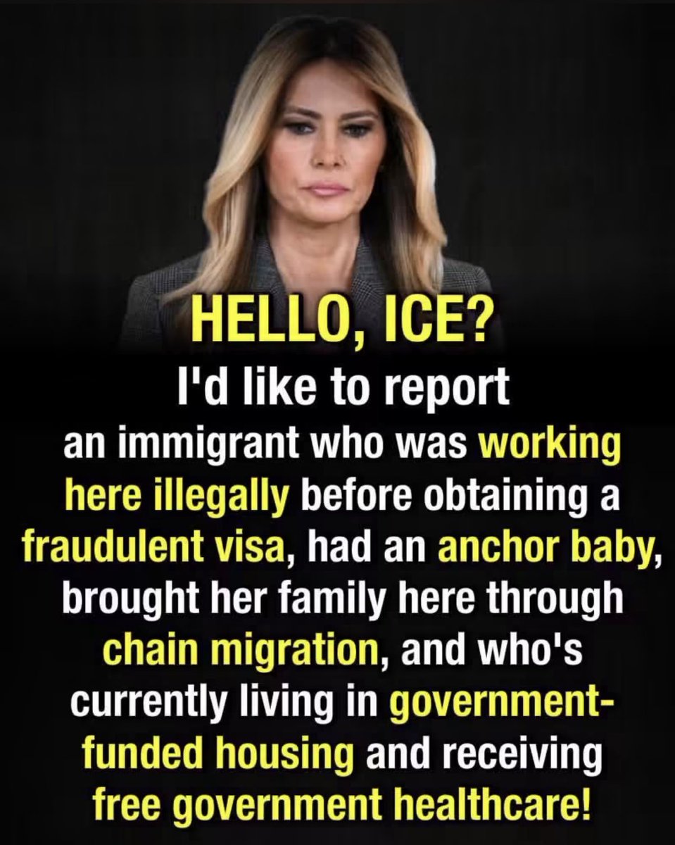 AnnieForTruth's tweet photo. It’s true! Melania lied to obtain her Einstein visa and ultimately citizenship by saying she graduated from college when she had not. Barron served as an anchor baby. He was born in March 2006 & she didn’t obtain citizenship until July 2006. She resides in NYC, not at the White House. So, taxpayers are paying for her security there, along with her Cadillac healthcare plan that no one else gets. 🤬 She brought her parents over with chain immigration, something Trump is trying to get rid of.