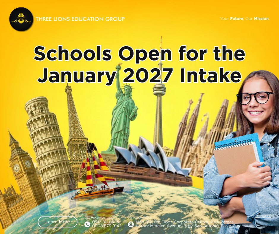 ThreeLionsVisaS's tweet photo. Your Journey to Study Abroad Starts Here!

Planning to study International  in January 2027? Now is the perfect time to explore your options!

Choose from a range of international study opportunities and take the next step toward your academic and career goals. https://t.co/d7OOWtPTXT