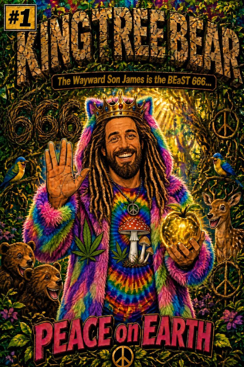 KiNGTREEBEAR's tweet photo. Well I was a part of People of Tezos this season, but some weirdos complained, so I'm not anymore. 

This art is by @ARISvegi it's a hand drawn version of Ai generated art that looks more like me. Well probably I'm somewhere inbetween them. #TezosTuesday

https://t.co/E4QZd3WqzY https://t.co/FVgP6LlVbk