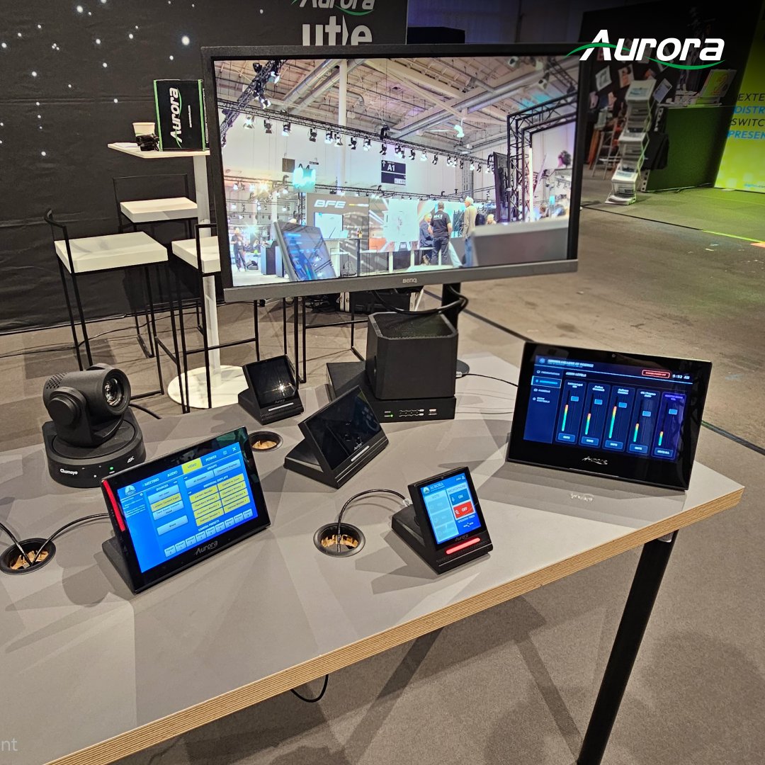 AuroraMMCorp's tweet photo. Day 1 at #LEaTcon26 in Hamburg 🇩🇪
Aurora Multimedia is here with distribution partner U.T.E. Electronic GmbH & Co. KG, showcasing solutions across AV-over-IP, video distribution, control, collaboration, conferencing & intelligent audio.
#AuroraMultimedia #ProAV #AVTechnology https://t.co/8C36MLi6D1