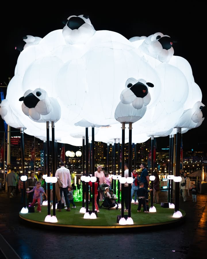 CultureLPool's tweet photo. #RiverOfLight | Dream Herd 🐑

🧑‍🎨 Amigo & Amigo
📍 Derby Square
📅 23 October - 1 November

Dream Herd is a playful and interactive installation, offering a tongue-in-cheek interpretation of counting sheep. 

Each sheep's leg is designed to be interactive. As visitors interact, their collective actions create a mesmerising cloud of light and sound, symbolising the shared experience of dreaming together. 

https://t.co/Ybe1KBaZme