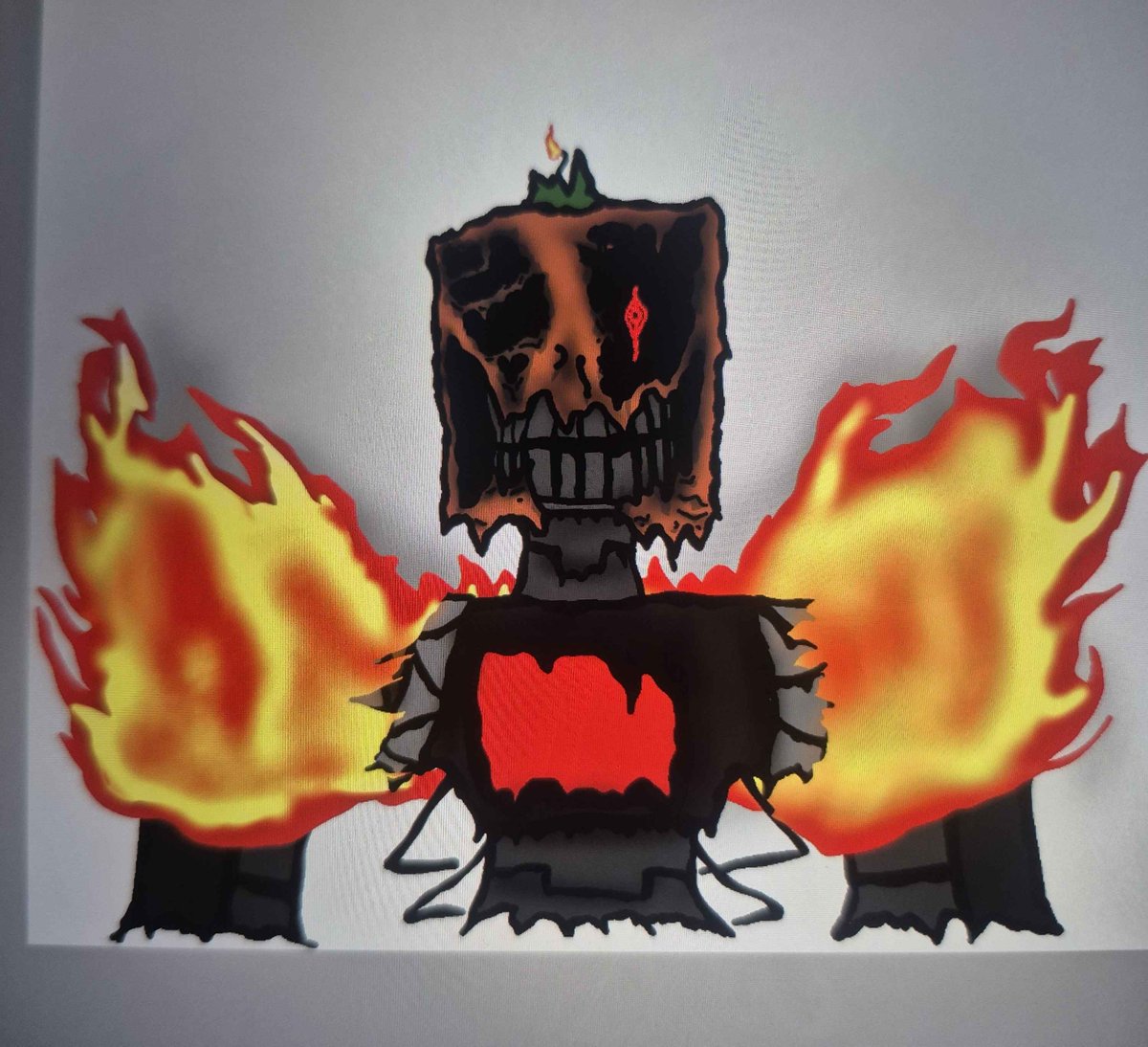 Thing_92's tweet photo. @ying15426 It's the silhouette of this guy that I forgot to finish https://t.co/W3LV2tKzyj