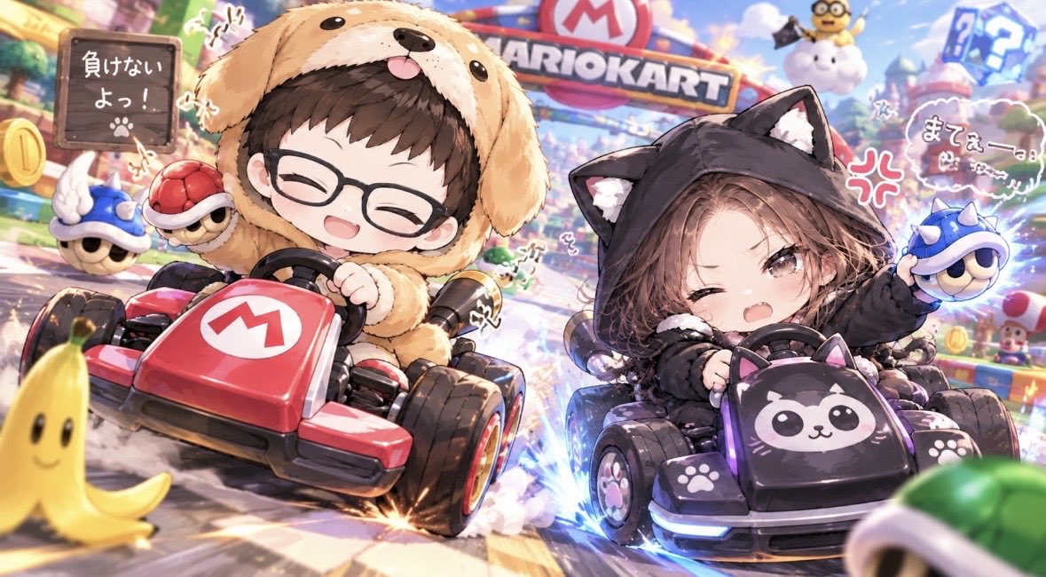 sumairu83's tweet photo. オマケ

リアルマリオカートしたらの図🤣 https://t.co/b6Iu7mTJYf