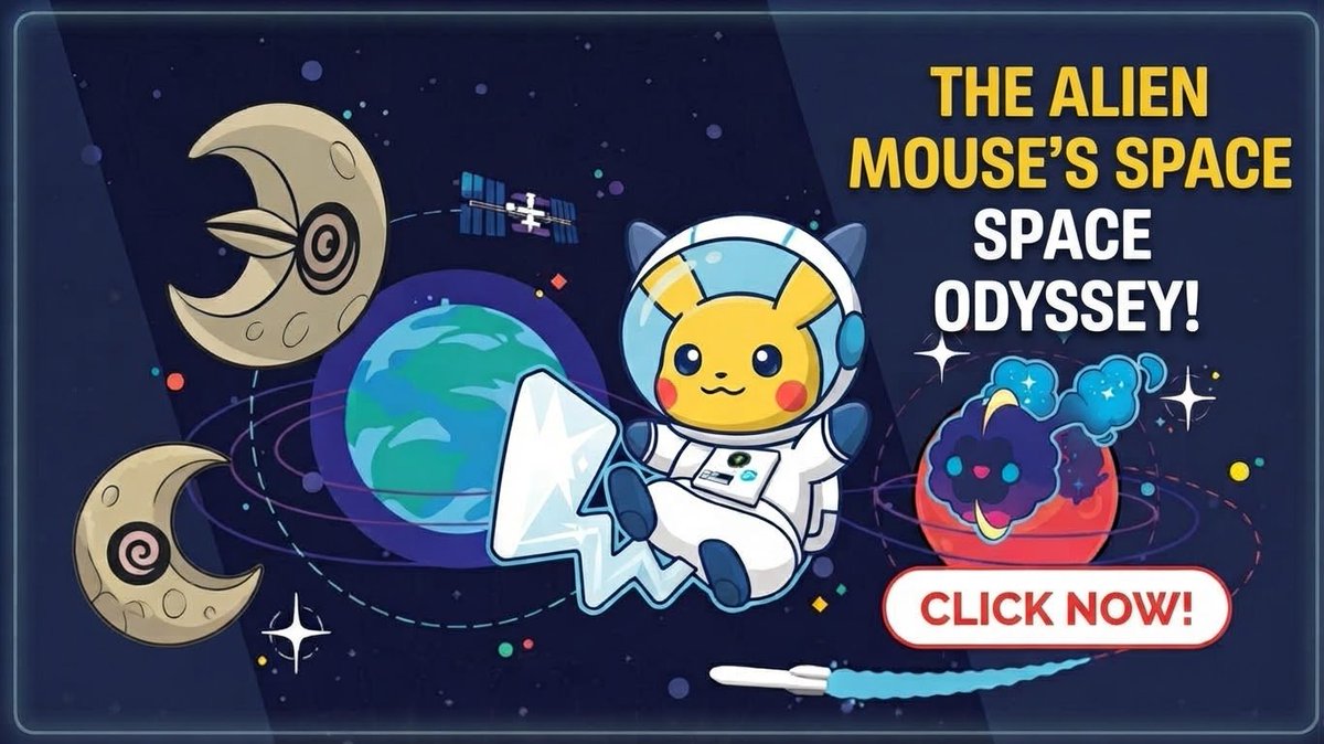MiaCarter2710's tweet photo. Pokémon x ESA is taking World Space Week 2026 into orbit! Astronaut Pikachu, space missions and special Pokémon GO experiences are bringing science and imagination together across Europe. 🌍 Curious? See what’s happening 👇 https://t.co/a4sxRpSSTE⁠� #Pokemon #ESA #SpaceWeek https://t.co/KcRNanxVUn
