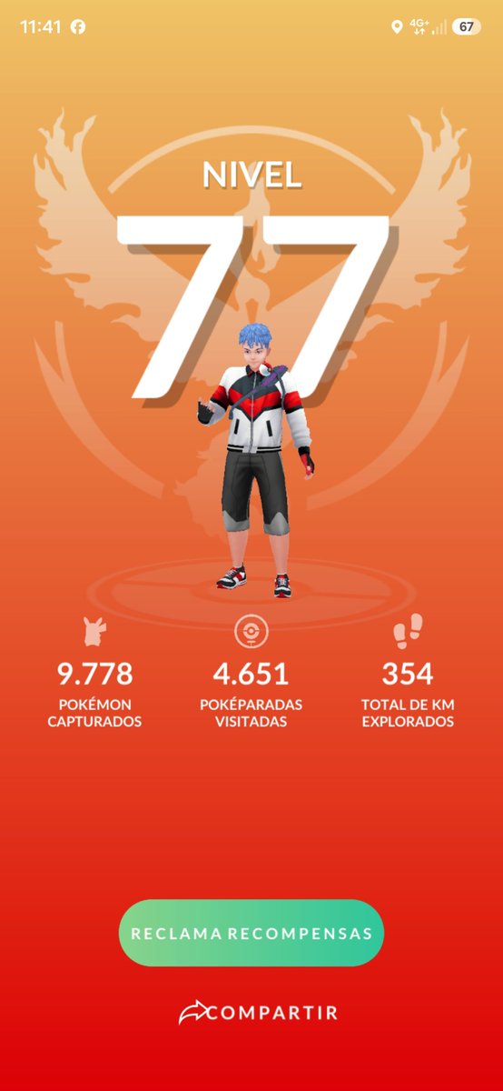 MoscaMk's tweet photo. Subiendo de NVL 
#PokemonGo https://t.co/Rwa3IHs1Ks