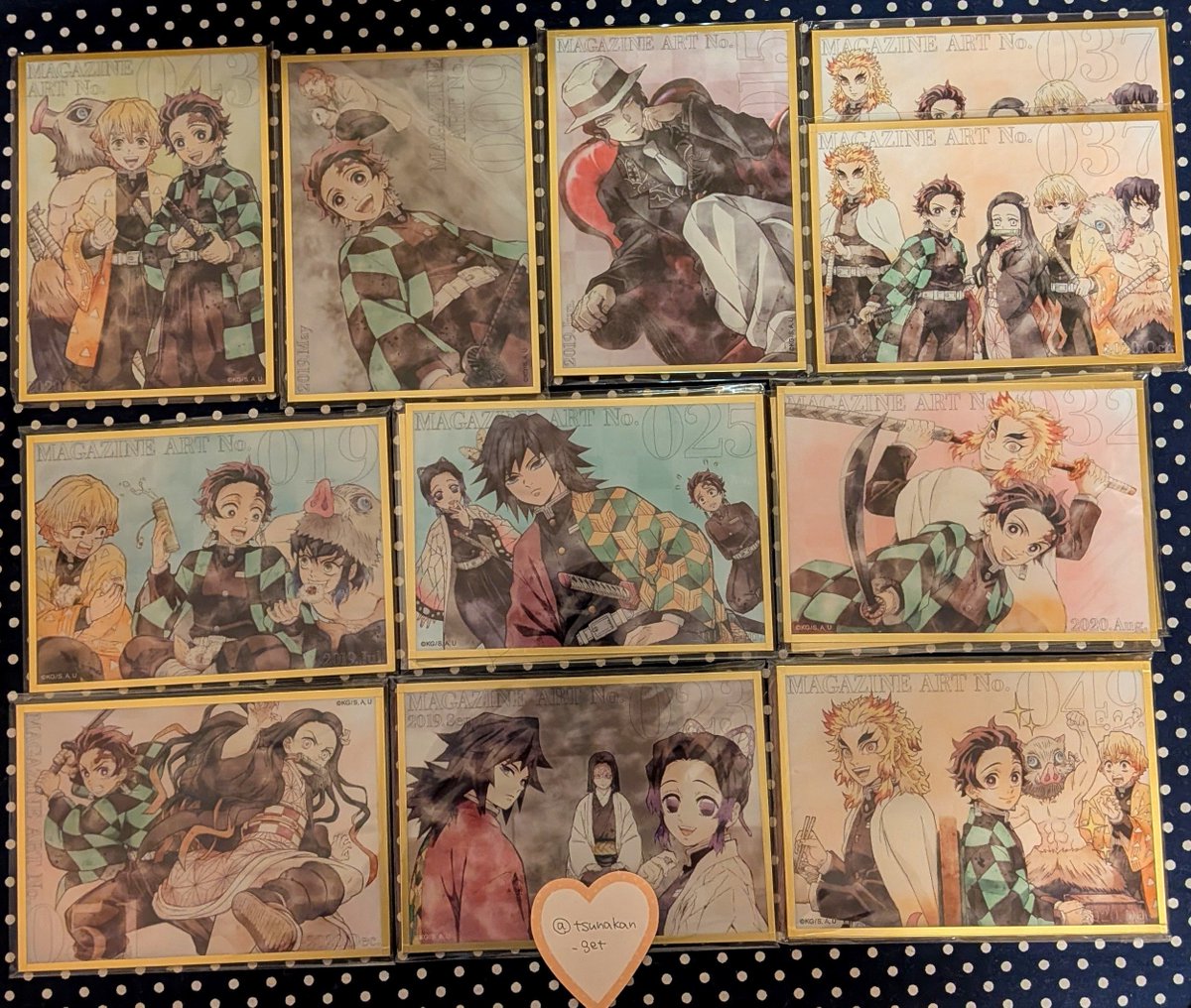 tsunakan_get's tweet photo. 【交換】鬼滅の刃 ufotable ツキイチ webshopくじ MAGAZINE ART COLLECTION アクリル色紙

譲 画像1

求 画像2

郵送希望
都内手渡しは日程相談
検索からでもお気軽にどうか宜しくお願い致します https://t.co/DCxL4mOqbJ