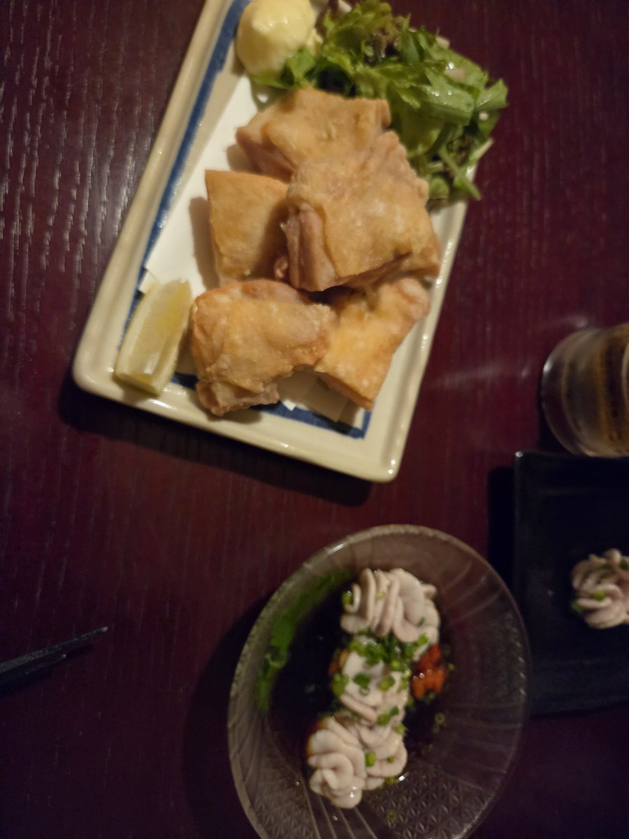 bass_nanasan's tweet photo. ほろ酔い気分で♪

白子うめー！！！！ https://t.co/YOeKbfPkgk