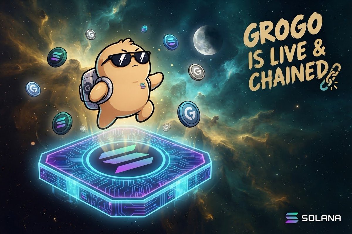 GROGO_SOLANA's tweet photo. GROGO IS LIVE on @Pumpfun !

No team holding tokens, all in the pool🔵 
Let s bring GROGO where it belongs🚀

CA: CjYvWhkq7CraGKLxzZjqofBa5UXXjBo27d7HZQfepump

https://t.co/Fp0pYX4pv3

#Solana #memecoin #solanagem https://t.co/7O8c26DddC