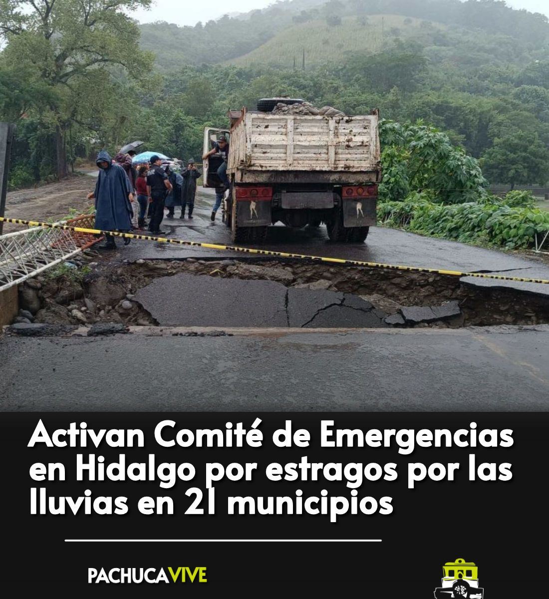 PachucaVIVE's tweet photo. ➟ https://t.co/rTXrTIMNjZ 🚨 ¡Atención! Las lluvias seguirán afectando al estado y la prevención salva vidas.🌧️ https://t.co/sOA9IJpEJd