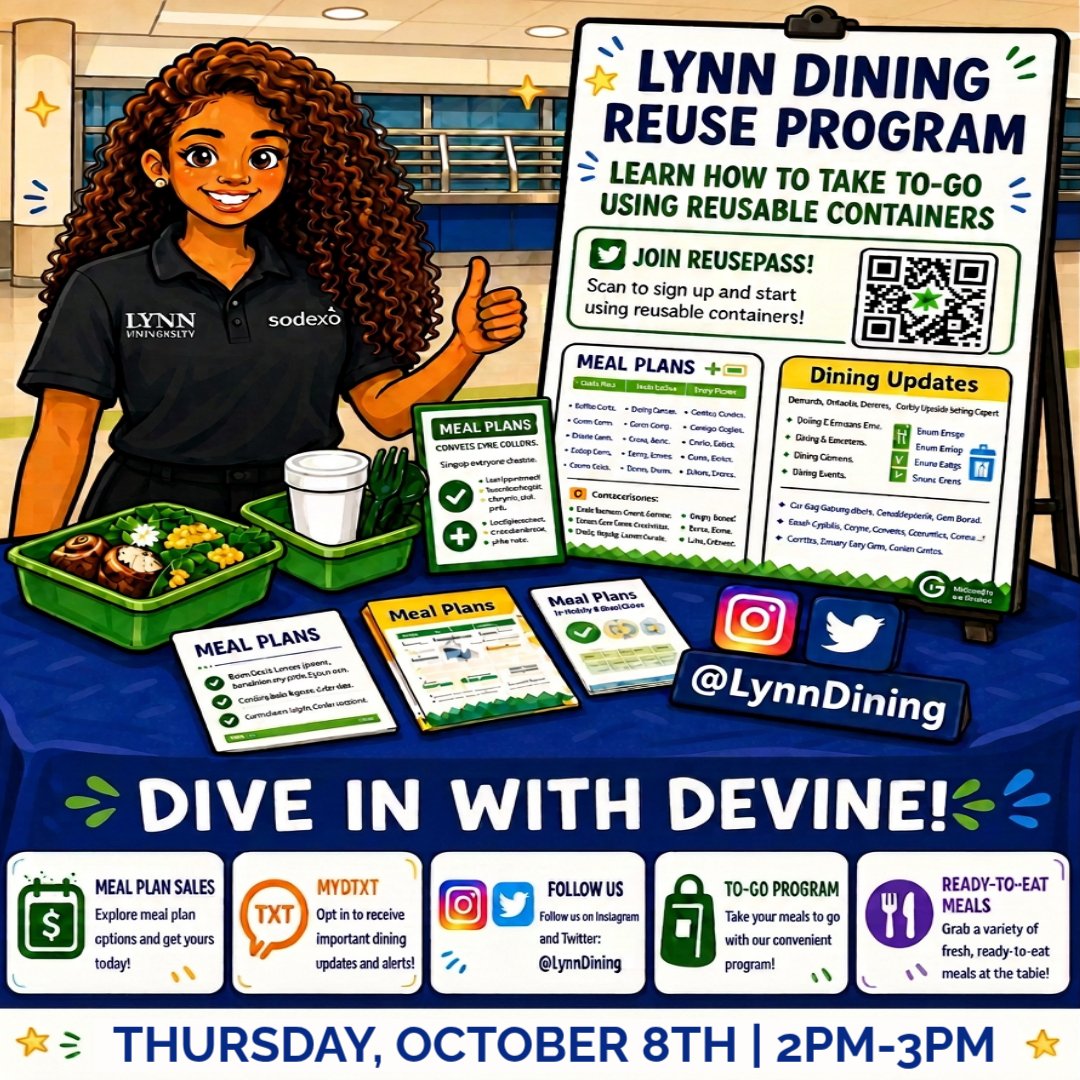 LynnDining's tweet photo. A week you don't want to miss! 

Today, October 6th: National Noodle Day 🍜
Thursday, October 8th: Dive-in-with Devine 📢
Friday, October 9th: Breast Cancer Awareness- Pink Friday 🩷🎀 https://t.co/yYdLKRQjn4