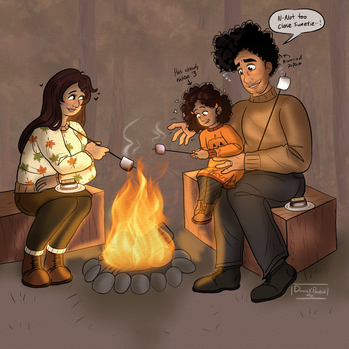 DPenana's tweet photo. S'mores 🤎🤍

#dateeverythinggame #dateeverythinghector #hectorvalentinoairnestocondicionado #originalcharacter #ocxcanon https://t.co/ZN8VW2A86Z