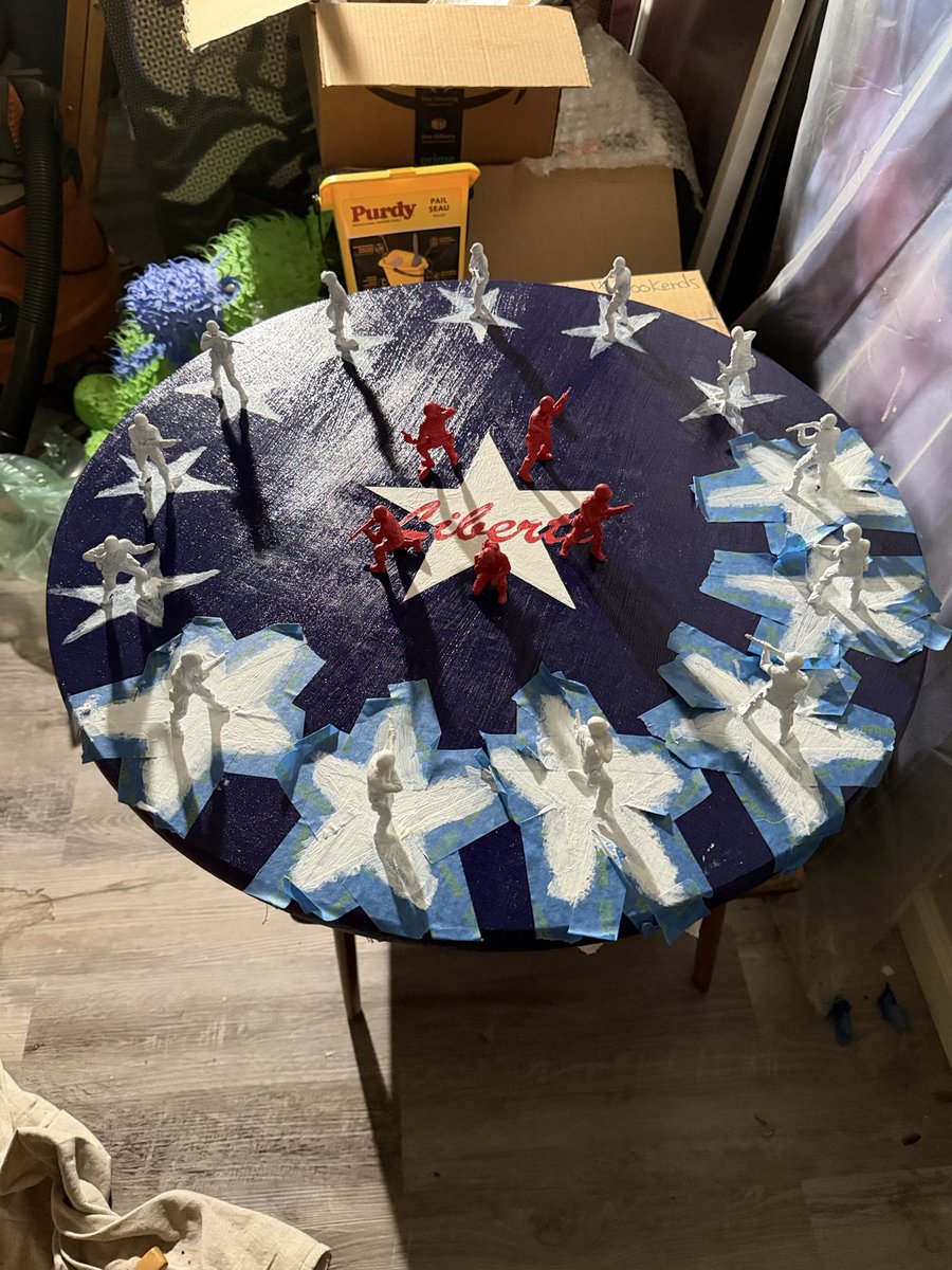 RBeef37's tweet photo. Working hard on multiple art projects since semi-retirement from Restaurant Systems Level 2 Support at Brinker International…here are some photos of one of these projects https://t.co/b9rN2JOaOc