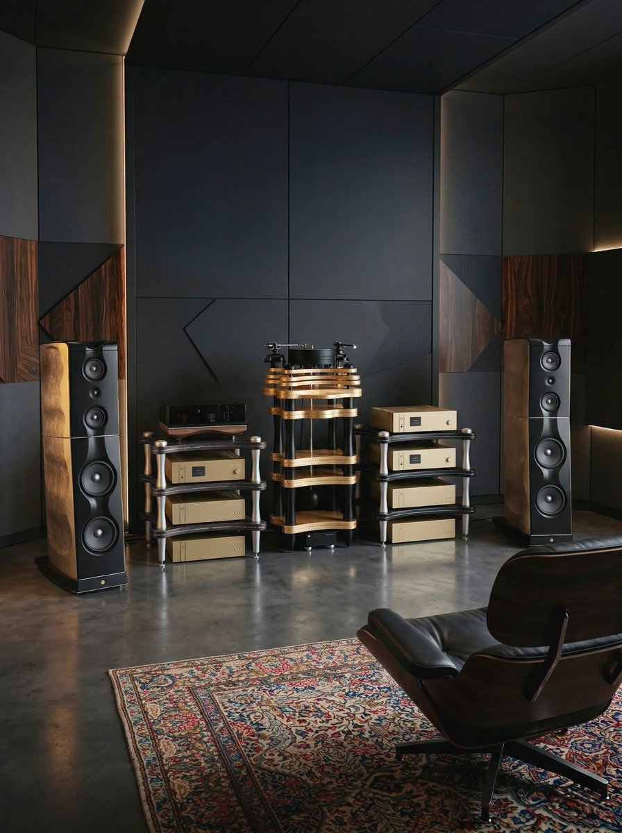 AudioVideoWars's tweet photo. Kolumny pokryte prawdziwymi złotymi płatkami. Delta Audio pokaże system Gold Note z flagowymi XS-85 i rocznicowym gramofonem Mediterraneo X. Włoskie rzemiosło w czystej postaci.

📍 Hotel Sobieski, Arkadia 1. 23-25.10
🎫 https://t.co/PWsDDSJnHM
#AudioVideoShow https://t.co/0ibHhWr8MM
