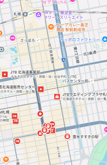 srkkramen's tweet photo. 札幌民が言う「街に行く」等で使う「街」とはどこか。すすきの⇔大通⇔札駅間くらいをざっくり言うと思うが、東は創成川越えると街ではないと思うただしファクトリーと二条市場は除く。北は札駅北口あたりまで南は中島公園の手前、西は狸小路の最果てくらいまでかな🤔
※個人の見解です
#札幌あるある https://t.co/nLfDceuJTc
