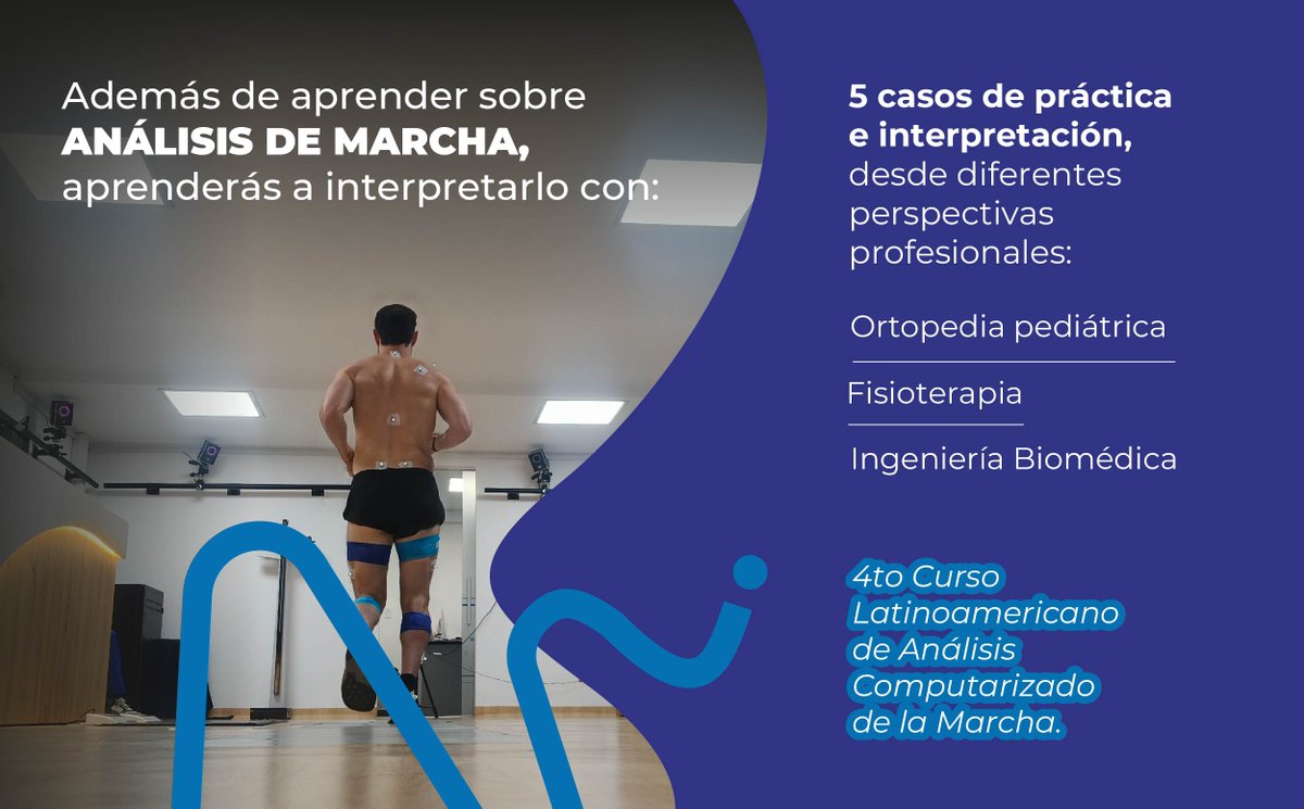 MovyLab's tweet photo. ¿De qué sirve conocer los datos si no sabemos interpretarlos? 👣

En el 4.º Curso Latinoamericano trabajaremos 5 casos clínicos desde la ortopedia pediátrica, fisioterapia e ingeniería biomédica.

📍 Cartagena | 📅 5 y 6 de noviembre
⏳ Últimos cupos.
👉 https://t.co/qIRp2c6S01 https://t.co/NKOkrRqcSS