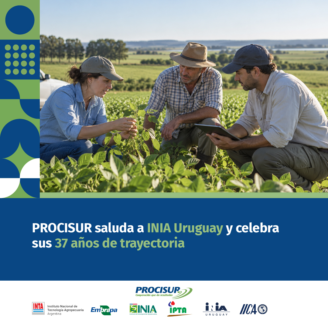procisur's tweet photo. 🎉 ¡Feliz aniversario, @INIA_UY!

Desde #PROCISUR destacamos su trayectoria y contribución al fortalecimiento de la investigación, la innovación, y la construcción de sistemas productivos más sostenibles y competitivos en el país y la región.

@M_MSierra https://t.co/lrcP3sS9JK