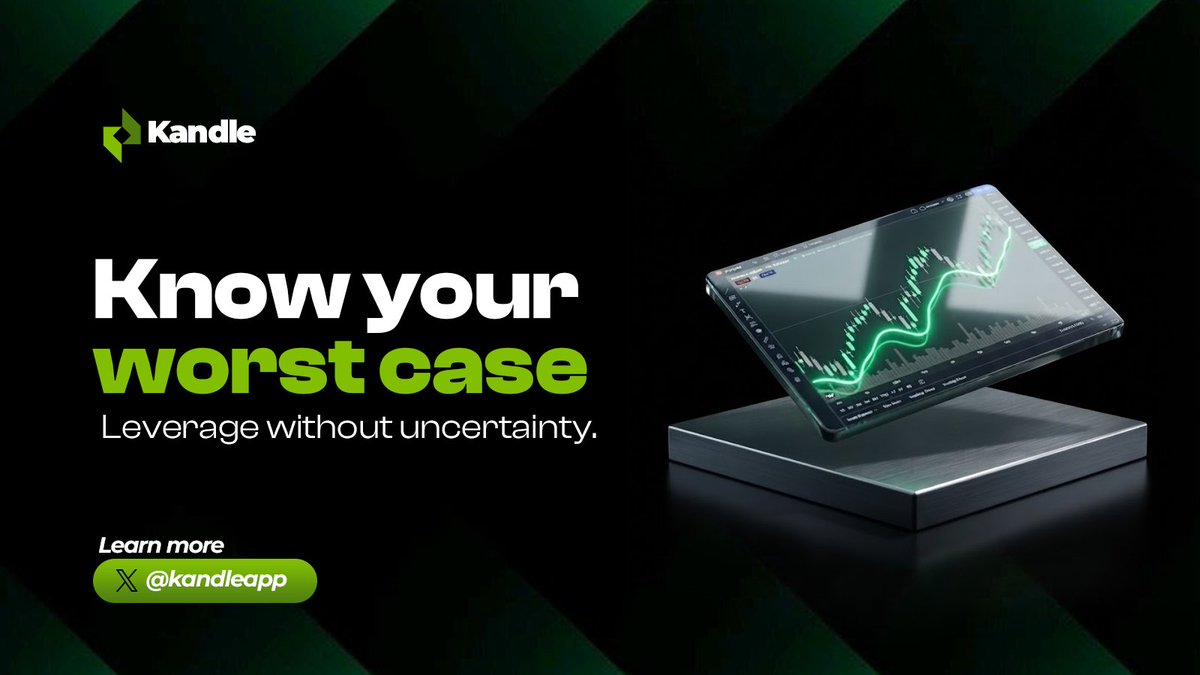 kandleapp's tweet photo. Leverage shouldn't mean uncertainty. 

Before you enter a trade, you should know:  
→Your position size. 
→Your leverage. 
→Your take-profit. 
→Your stop-loss. 
→And most importantly: the most you can lose.
 
Kandle puts the Floor directly on the trade ticket. 

Know your worst case before you trade.  

Kandle is coming