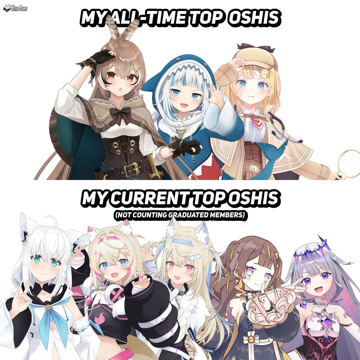 HanifVT's tweet photo. Today marks my 2nd year as a VTuber enjoyer. Even though I lost all my top 3 oshis over a year ago, I was able to find their "replacements"

Don't get me wrong, they're actually irreplaceable https://t.co/7n8cACvmkU
