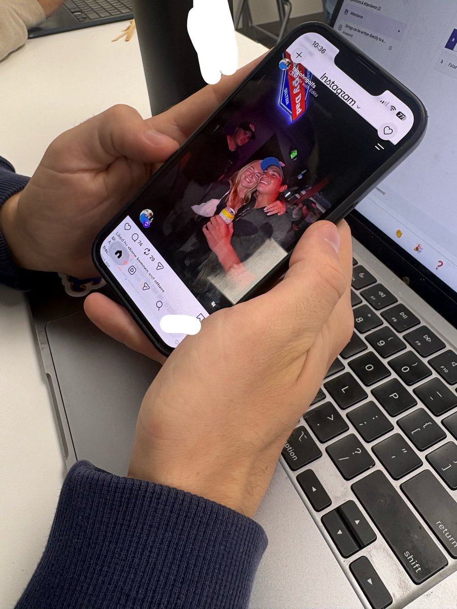 juniorsopranoo's tweet photo. My buddy is watching big John in class #obliderate #STRIKEMEDOWN https://t.co/COqmFrO7xA