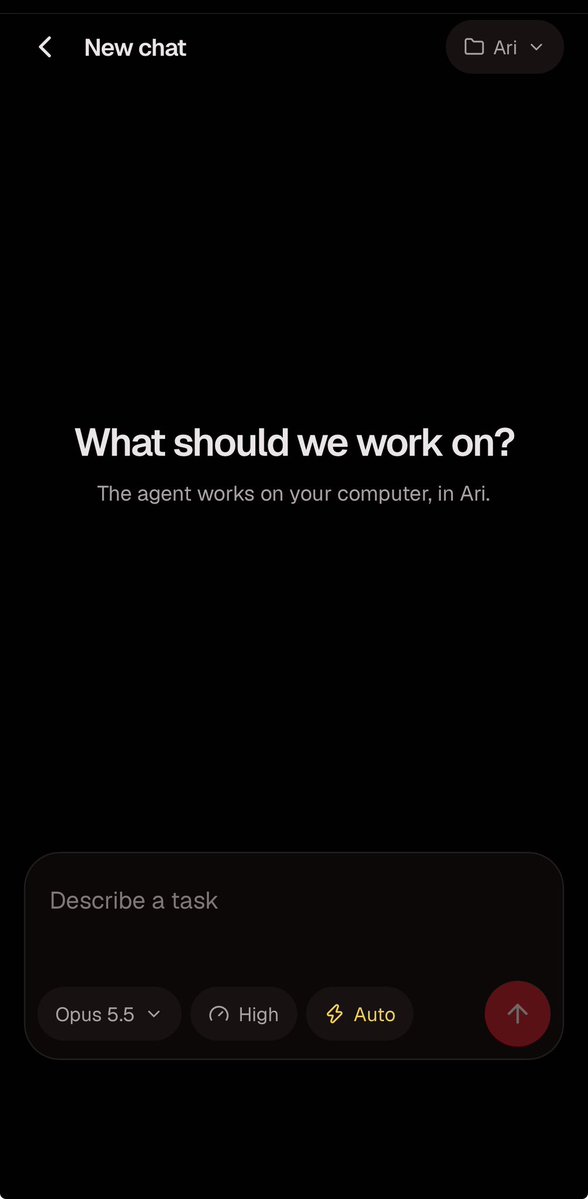 heyj35's tweet photo. Made a mobile PWA remote control app. Served over Tailscale. The agent works on your computer, in Ari which is open source. https://t.co/PpLf3WrZVJ