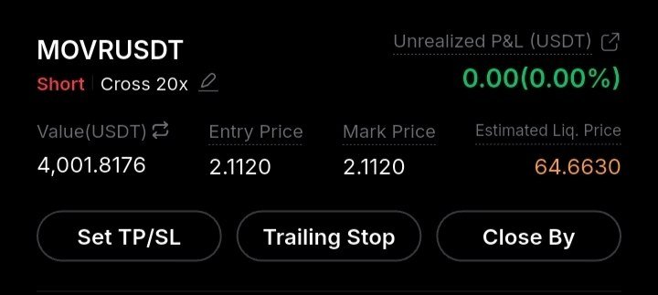 StackWithKing1's tweet photo. $MOVRUSDT

SHORT SHORT SHORT 

OPEN MARKET PRICE 

TP 2.0200
TP 1.9700

SL 2.3800

LEV 20X

#BitcoinTrading #BTCUSD #CryptoMarket #MarketAnalysis #TradingView #CryptoInvestor #Web3 #Blockchain #DeFi #Ethereum #CryptoNews #Viral #FYP

Join  group below
👇🏻
https://t.co/ncT7venUK0 https://t.co/kRd36d5abp