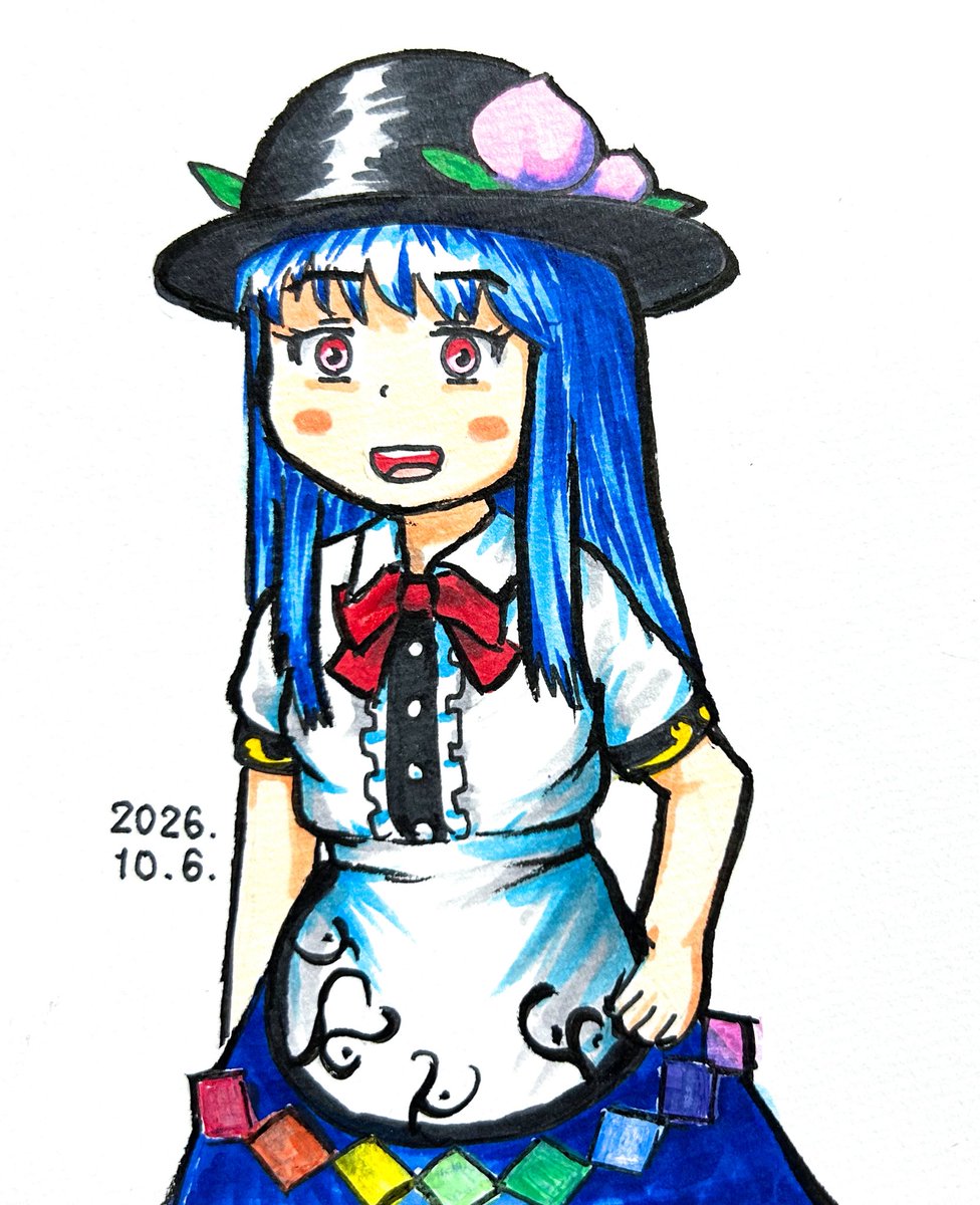 Toshietti's tweet photo. 天子
#比那名居天子 #東方Project https://t.co/k1mkepDMdx