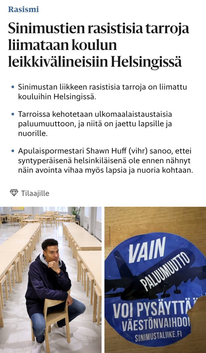 tuukka_kuru's tweet photo. Hauska seurata tätä paniikkia meidän tarrojen ympärillä. Mikään katuryöstö, taksiraiskaus tai jengipahoinpitely ei vavisuta liberaalin toimittajan maailmaa niin paljon kuin ei-toivotun poliittisen viestin näkeminen. https://t.co/OAkhU71gVF
