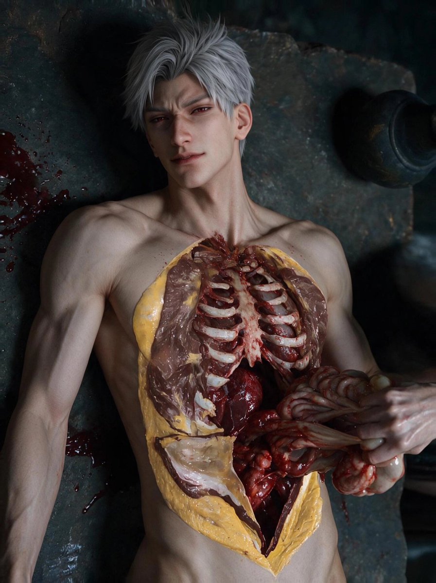 IanCastellanos8's tweet photo. Before vs After
Which one do you prefer, Before or After?
#R18G #aigenerated #gore #guro #逆ryona  #loveanddeepspace #恋与深空  #秀色 #血腥 #dead  #aiart #bodyhorror https://t.co/nr9UStmrK0