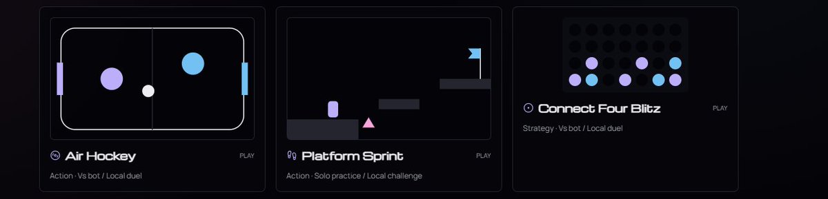 Arcade_pad_'s tweet photo. Think you’re actually good?

Not “good at trading.”

Good at games.

Aim better. React faster. Think smarter.

ARCADE gives you somewhere to prove it. https://t.co/RfCTXSq2l6