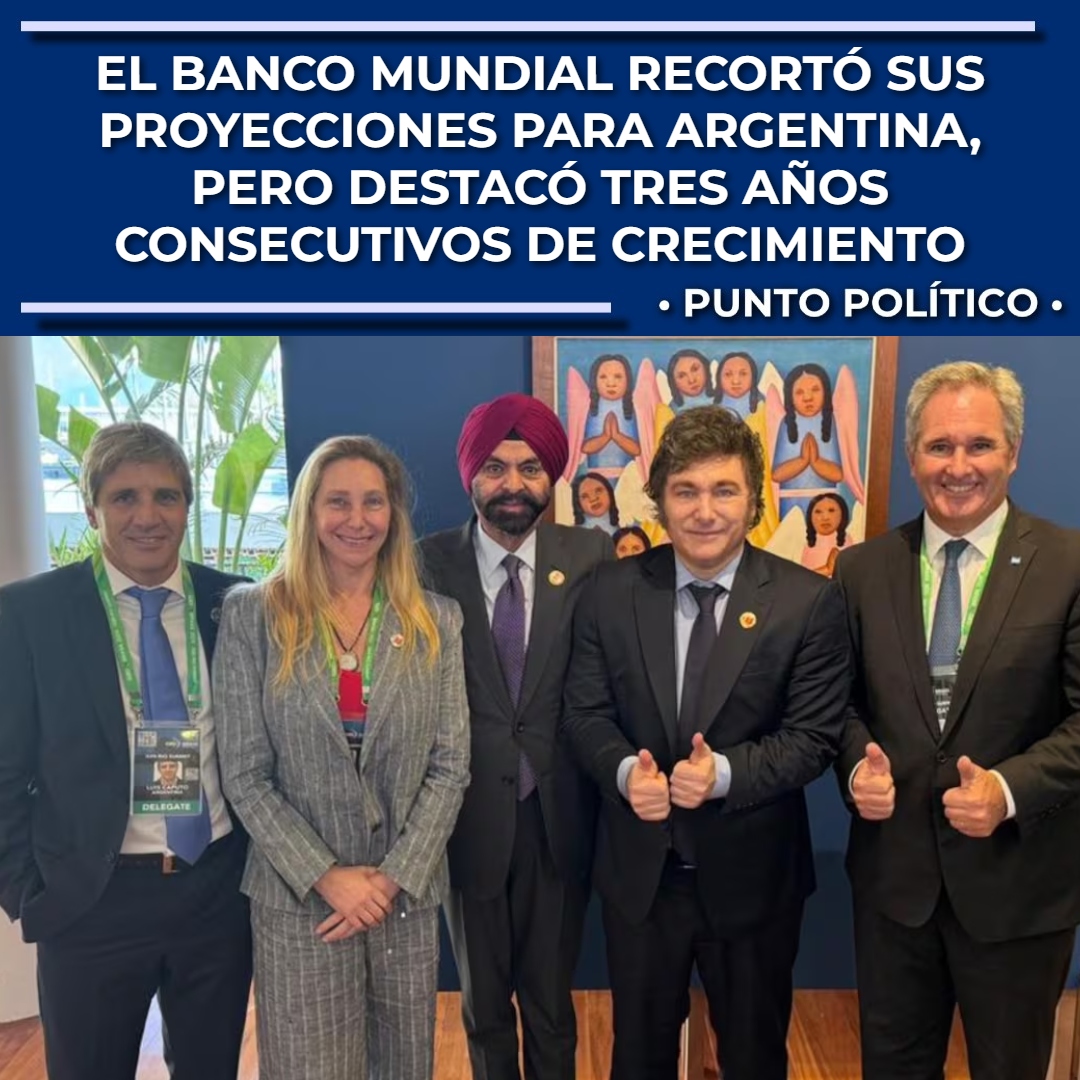 OkPolitico's tweet photo. #BancoMundial #Proyecciones #Crecimiento #Economía #Milei #PBI 👉Para más información ingresá a este link: https://t.co/dK0ojWFL4U https://t.co/ncTul0Xeh2