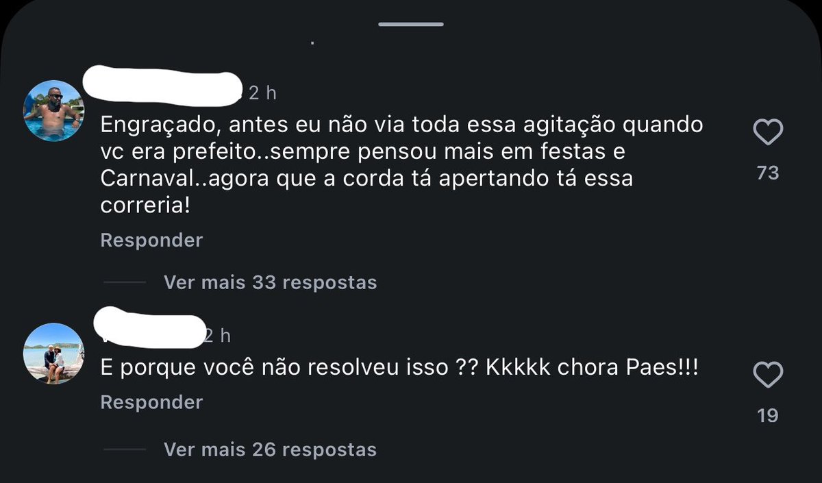 OCayoPereira's tweet photo. Cara, o Eduardo Paes postou um vídeo no Instagram sobre os índices de roubo de carga nas vias expressas da cidade do Rio de Janeiro e destacou as medidas necessárias para tentar coibir.

Tu abre os comentários e tem gente falando isso. Não dá não, é BURRICE mesmo. https://t.co/qPZN9HSWNB